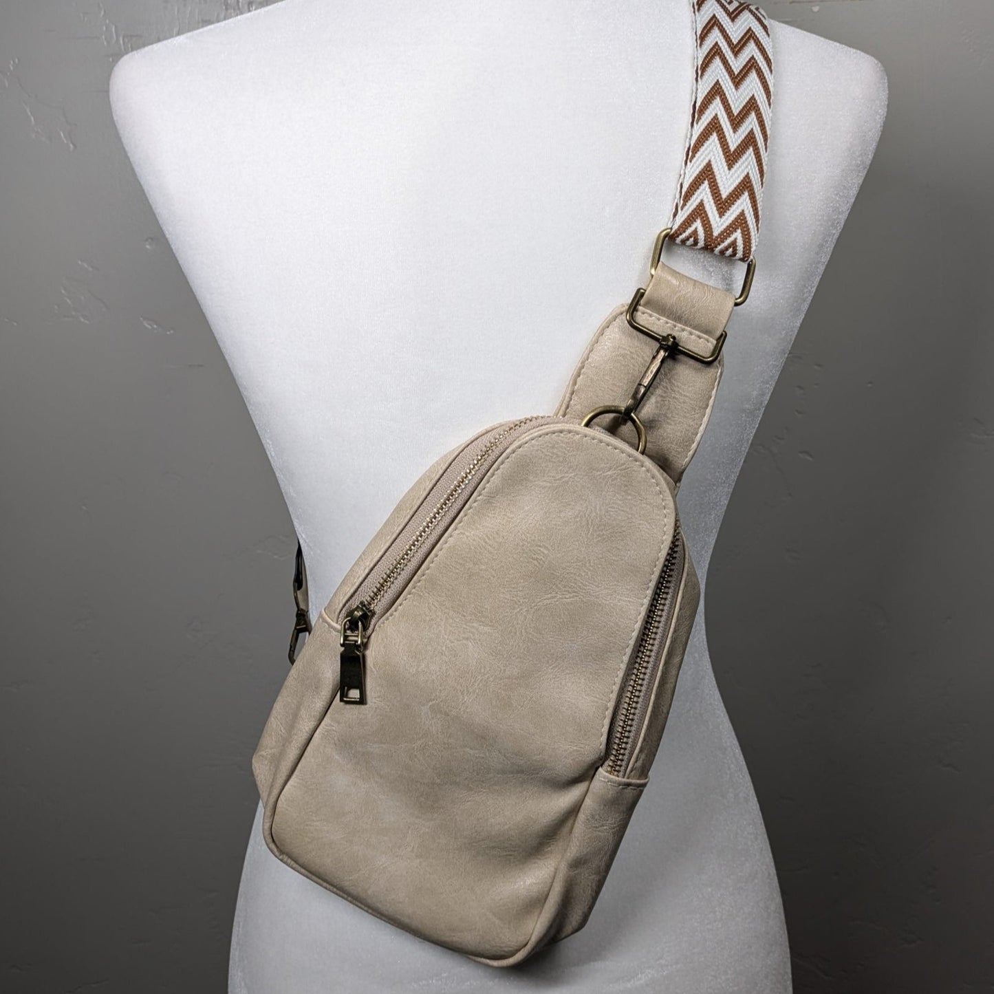 Soft Vegan Leather Crossbody Bag